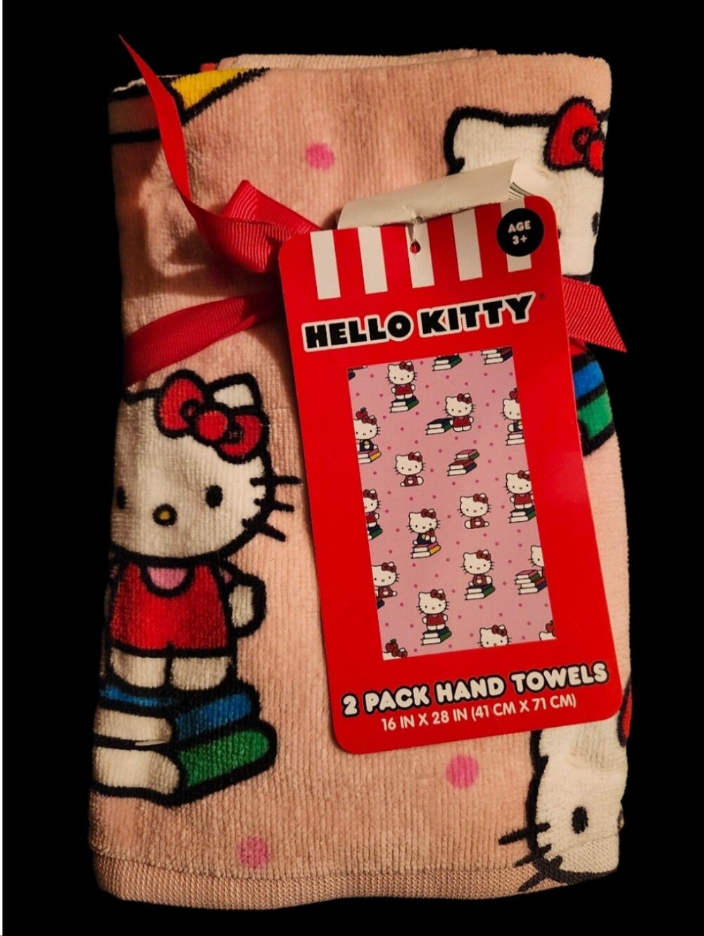 2 Pack Hello Kitty Hand Toweld